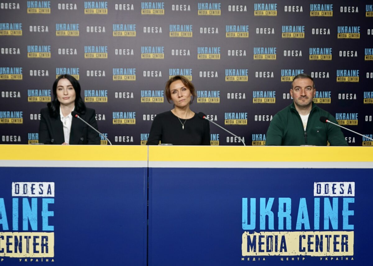 Прес-конференція  – Одеса, Media Center Ukraine 9.11.2023